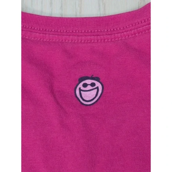 Life is Good T-Shirt Women's Small Pink Blue Palm Trees Outer Banks NC vintage - Picture 10 of 10